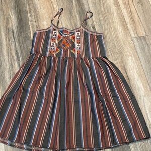 Madewell  Dress with Multicolor Stripes